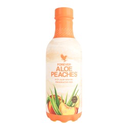 Forever Aloe Peaches Gel - gel de aloe vera Forever cu piersici